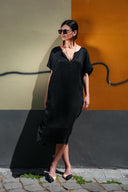 Black Square Dress