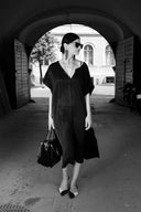 Black Square Dress