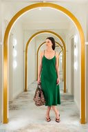 Evergreen Slip Dress