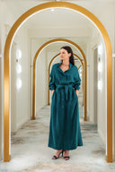 Green Cape Dress