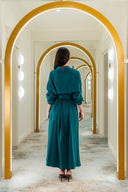 Green Cape Dress