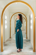 Green Cape Dress