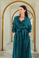 Green Cape Dress