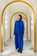 Klein Long Silk Dress