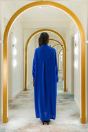 Klein Long Silk Dress