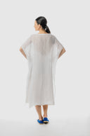 White Square Dress