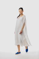 White Square Dress